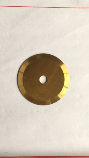 "Lame circulaire plate étamée"
